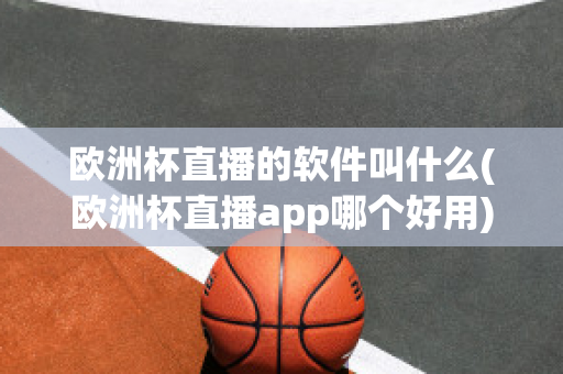 欧洲杯直播的软件叫什么(欧洲杯直播app哪个好用)