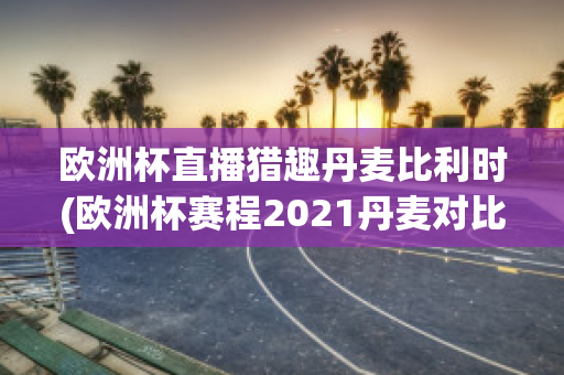 欧洲杯直播猎趣丹麦比利时(欧洲杯赛程2021丹麦对比利时)