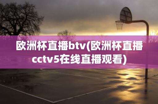 欧洲杯直播btv(欧洲杯直播cctv5在线直播观看)