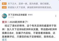 欧洲杯直播在哪个平台看的:欧洲杯直播在哪个平台看的到