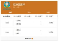 欧洲杯直播时间安排表最新:欧洲杯直播时间安排表最新消息